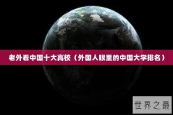 老外看中国十大高校（外国人眼里的中国大学排名）