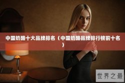 中国奶酪十大品牌排名（中国奶酪品牌排行榜前十名）