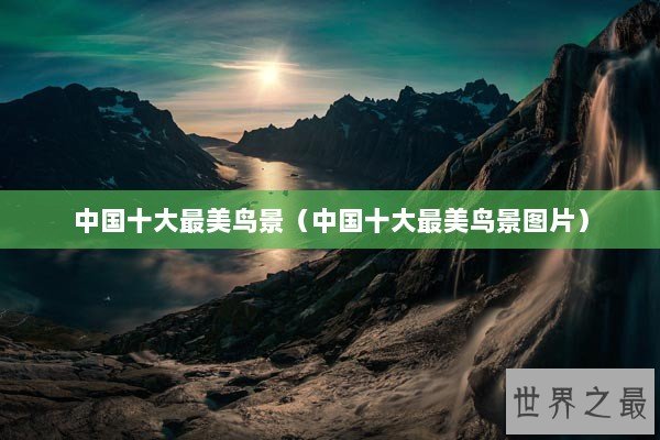 中国十大最美鸟景（中国十大最美鸟景图片）
