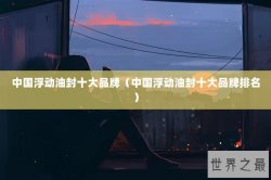 中国浮动油封十大品牌（中国浮动油封十大品牌排名）