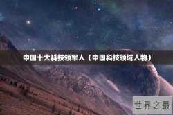 中国十大科技领军人（中国科技领域人物）