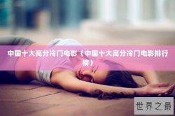 中国十大高分冷门电影（中国十大高分冷门电影排行榜）