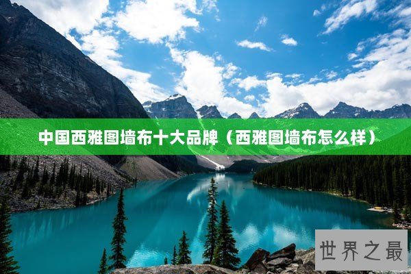 中国西雅图墙布十大品牌（西雅图墙布怎么样）