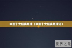 中国十大经典角球（中国十大经典角球场）