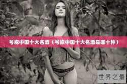 号称中国十大名酒（号称中国十大名酒是哪十种）