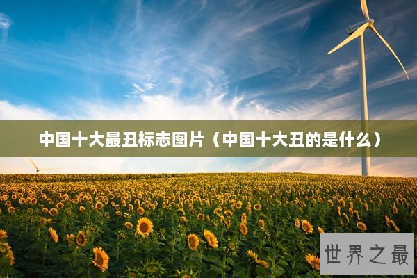 中国十大最丑标志图片（中国十大丑的是什么）