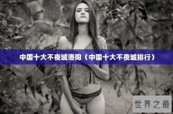 中国十大不夜城洛阳（中国十大不夜城排行）
