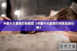 中国十大最能打的地区（中国十大最能打的地区排行榜）