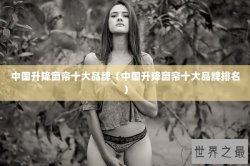 中国升降窗帘十大品牌（中国升降窗帘十大品牌排名）