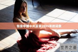 包含中国十大富豪2015年的词条