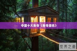 中国十大朱令（朱令原名）