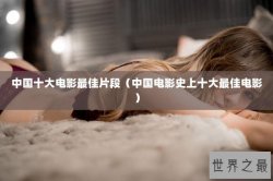 中国十大电影最佳片段（中国电影史上十大最佳电影）