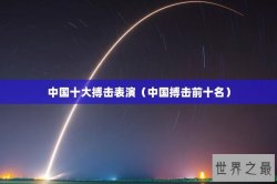 中国十大搏击表演（中国搏击前十名）