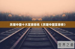 历届中国十大富豪排名（历届中国富豪榜）