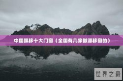 中国飘移十大门窗（全国有几家做漂移窗的）