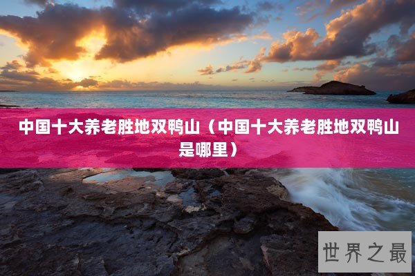中国十大养老胜地双鸭山（中国十大养老胜地双鸭山是哪里）