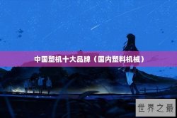 中国塑机十大品牌（国内塑料机械）