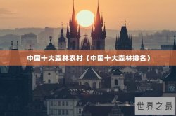 中国十大森林农村（中国十大森林排名）