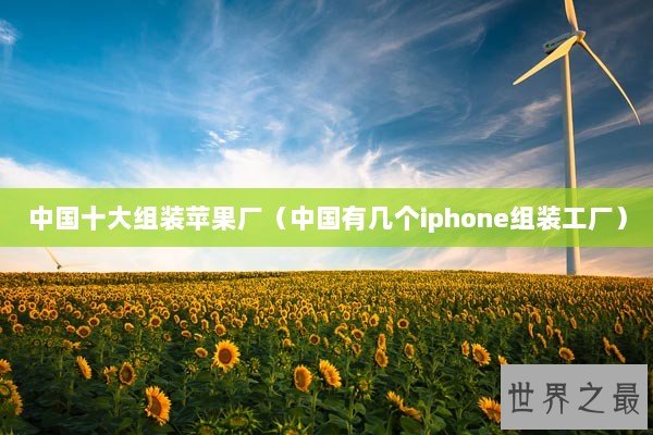 中国十大组装苹果厂(中国有几个iphone组装工厂) 中国十大组装苹果厂(中国有几个iphone组装工厂)