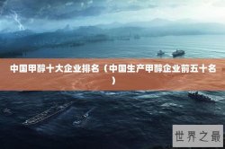 中国甲醇十大企业排名（中国生产甲醇企业前五十名）