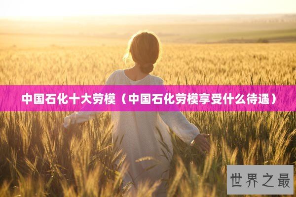 中国石化十大劳模(中国石化劳模享受什么待遇) 中国石化十大劳模(中国石化劳模享受什么待遇)