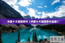 中国十大田园茶叶（中国十大田园茶叶品牌）