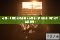 中国十大重型机场排名（中国十大机场排名,你们城市的排第几）