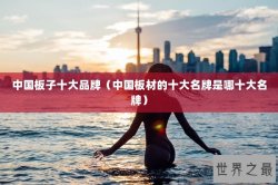 中国板子十大品牌（中国板材的十大名牌是哪十大名牌）