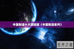 中国制造十大领域图（中国制造系列）