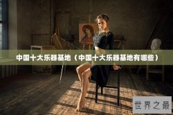 中国十大乐器基地（中国十大乐器基地有哪些）