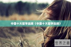 中国十大留学品牌（中国十大留学品牌）