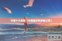 中国十大动画（中国最好的动画公司）