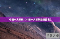 中国十大军舰（中国十大军舰数量排名）
