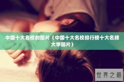 中国十大名校的图片（中国十大名校排行榜十大名牌大学图片）