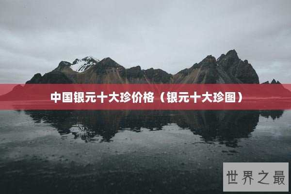 中国银元十大珍价格（银元十大珍图）