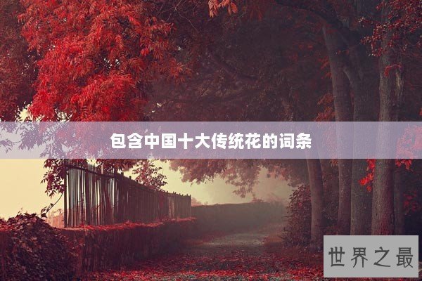 包含中国十大传统花的词条