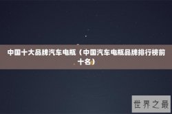 中国十大品牌汽车电瓶（中国汽车电瓶品牌排行榜前十名）