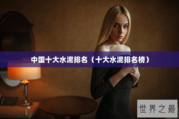 中国十大水泥排名（十大水泥排名榜）