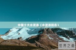 中国十大水泥漆（水泥漆排名）