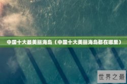 中国十大最美丽海岛（中国十大美丽海岛都在哪里）