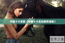 中国十大名箭（中国十大名剑都有哪些）