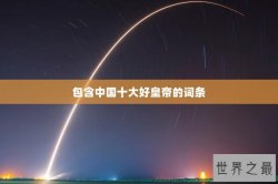 包含中国十大好皇帝的词条