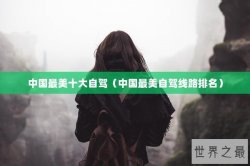 中国最美十大自驾（中国最美自驾线路排名）