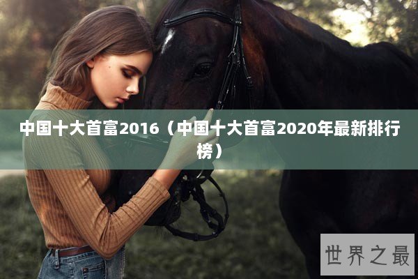 中国十大首富2016(中国十大首富2020年最新排行榜) 中国十大首富2016(中国十大首富2020年最新排行榜)