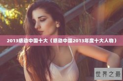 2013感动中国十大（感动中国2013年度十大人物）