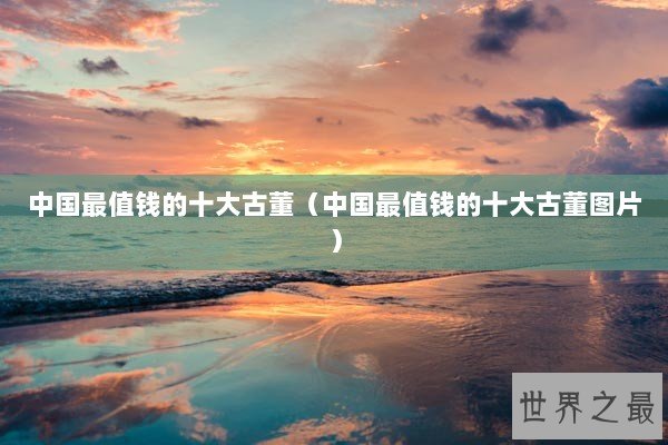 中国最值钱的十大古董(中国最值钱的十大古董图片) 中国最值钱的十大古董(中国最值钱的十大古董图片)