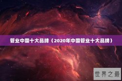 管业中国十大品牌（2020年中国管业十大品牌）