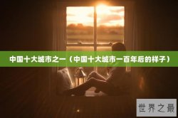 中国十大城市之一（中国十大城市一百年后的样子）