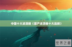 中国十大滤清器（国产滤清器十大品牌）