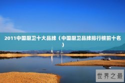 2011中国厨卫十大品牌（中国厨卫品牌排行榜前十名）